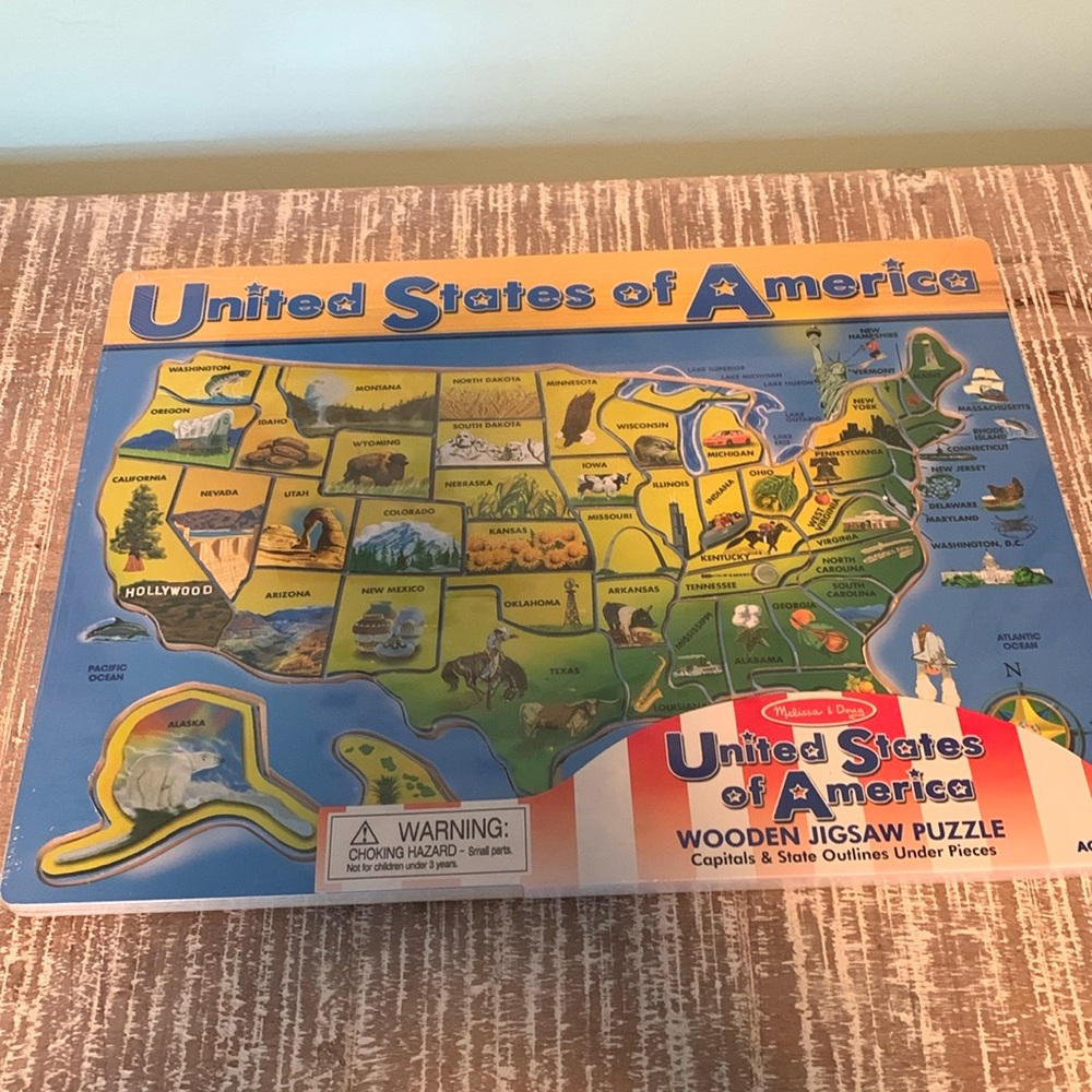 Melissa & Doug Wooden Puzzle. New in Package.